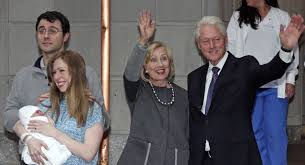 Chelsea clinton has previously said that watching her parents interact with her children brings her happiness. Chelsea Clinton Pregnant With Second Child Politico