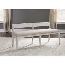 Shop Farmhouse Reimagined Antique White Upholstered Bench On Sale Overstock 18706718