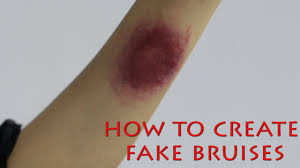 fake bruise without makeup