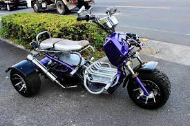 ズーマー系トライク エンジン絶好調 バッテリ新品 ビッグタイヤ ヤフオク mini bike honda ruckus trike