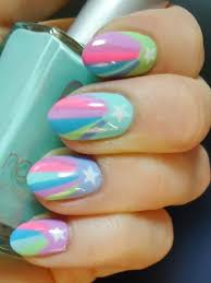 Starburst Nails Other Hand Kinda 1970 S Doug Henning Esque Nail Art Designs Summer Nail Art Pastel Nails Designs