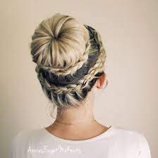 How To Lace Dutch Crown Braid Lace Dutch Braided Bun Ballerina Bun Hair Styles Long Hair Styles Hair Hacks