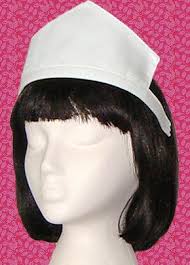 Genuine Diner Waitress Uniform White Pointed Headpiece Cap Hat With Headband New Ebay Waitress Uniform Waitress Vintage Hairstyles Tutorial