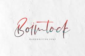 In the example above, blackjack, a script font, is combined with another script font. Boimtock 143504 Script Font Bundles Signature Fonts Lettering Font Bundles