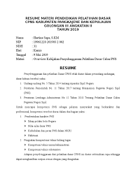 Seseorang berintegritas sesuai dengan harapan kelompok dan peranan dalam hubungan sosial dengan kelompok tersebut, contohnya seorang pegawai akan. Resume Materi Pendidikan Pelatihan Dasar 9 Mei 2019 Overview Kebijakan Penyelenggaraan Pelatihan Cpns Hs