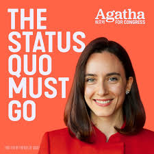 Agatha Bacelar speaks at Universal Basic Income March