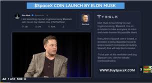 Before building a coin you need to find an identity and define a few technical details how to make money with cryptocurrencies? Musk Themed Spacex Cryptoscam Invades Youtube Ads Threatpost
