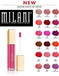 Milani Amore Matte Lip Cream Creme Lipstick Lip Gloss Compare To Nyx Made In Usa Milani Amore Matte Lip Milani Amore Matte Lip Creme Milani Amore Matte
