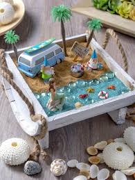 Create Your Own Beach Fairy Garden And Bring A Sense Of Seaside Enchantment To Your Home Or Outdoor Space It Fairy Garden Diy Beach Fairy Garden Fairy Garden