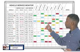 Vehicle Tracking Magnetic Dry Erase Whiteboard Kits Project Management Templates Service Jobs Dry Erase Whiteboard