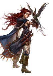 Female Human Hunter Or Ranger Pathfinder Pfrpg Dnd D D 3 5 5th Ed D20 Fantasy Dungeons And Dragons Characters Character Portraits Rpg Character
