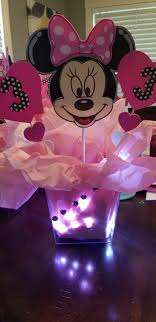 Minnie Mouse Table Center Piece For Giselle Minnie Mouse Center Pieces Minnie Mouse Birthday Party Minnie Mouse Gifts