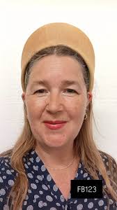 Wearing the FB123 block to show you how a finished piece can look. Four  ready to go! DM if you want to snag one #millinery #hatblocks  #guymorsebrown #millineryblocks #hatblockmaker #millinery