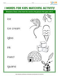Solve puzzles daily and see your word search skills improve! Words That Start With I For Kids