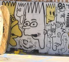 More Funny Bart Club Street Art Found At Silo Street Art Art Funny Drawings