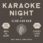 Karaoke Night at Club Car Bar