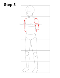 To draw for beginners youtuberhyoutubecom ways an. How To Draw A Manga Boy Body 3 4 View Step By Step Pictures How 2 Draw Manga