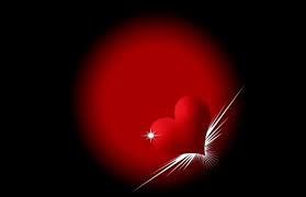Love romantic 3d realistic red hearts on black vector image. Red And Black Love Wallpapers Wallpaper Cave