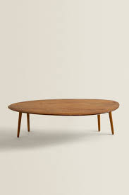 BEVELED WOODEN TABLE - Brown | ZARA United States