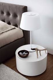Novamobili Allout Low Round Bedside Table 21 Colours Robinsons Beds Bedside Table Bedside Table Round Round Bedside