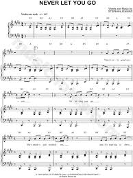Never Let You Go Third Eye Blind Third Eye Blind Sheet Music Let It Be