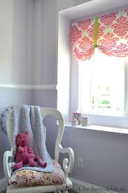 Remodelaholic Easy No Sew Window Valance From A Crib Sheet Window Treatments Bedroom Sewing Room Decor Kids Window Treatments
