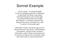 Sonnet Examples Google Search Types Of Poems Sonnets Ballad