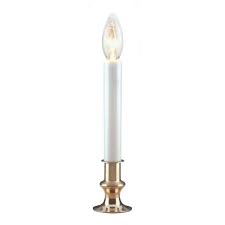 Home Accents Holiday 9 In Brass Electric Candle 1519 56 The Home Depot