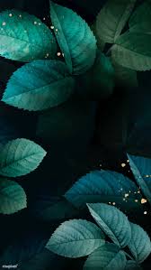 Download Premium Vector Of Green Foliage Pattern Mobile Phone Wallpaper Dark Phone Wallpapers Iphone Wallpaper Green Black Phone Wallpaper