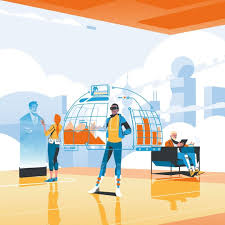 The Future Of The Branch For The Banker Big Thanks To Ad Harrietthorne Illustration Finance Banking City Illustration Banks Ads People Illustration