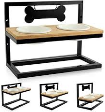 Certainly a pet dish you won't mind setting out and admiring day after day. Pet Supplies Wantryapet Elevated Dog Bowls Adjustable To 3 Heights Antirust Stainless Steel Frame Raise Pet Elevated Dog Bowls Dog Bowls Dog Bowl Stand Diy