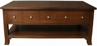 Wood protected with a varnish. Orchard Mahogany Coffee Table