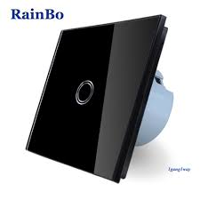 Rainbo Dokunmatik Anahtarli Ekran Kristal Cam Panel Anahtari Ab Duvar Anahtari Ac110 250 V Isik Anahtari 1gang1way Icin Led Lamba A1911xb Aydinlatma Aksesuarlari Ww21 Bolumdukkan Co