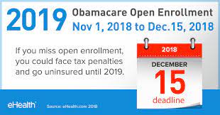 Subscribe to get email (or text) updates with important deadline reminders, useful tips, and other information about your health insurance. 2019 Open Enrollment Dates