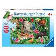 The puzzle pieces are made in a size that is manageable for the fine motor skills of a four year old, and 60 pieces is a nice challenging number without being so difficult. Ravensburger 60 Piece Puzzles Walmart Com