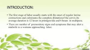 Image result for First Stage of Labor