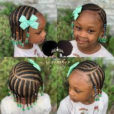 There is hardly any hairstyle the adults wear that is not suitable or less perfect for the kids. Short Hairstyles African American Medium Lengths Womenhairstyles Hairstyle Women Pinterest Braids For Kids Kids Hairstyles Baby Girl Hairstyles