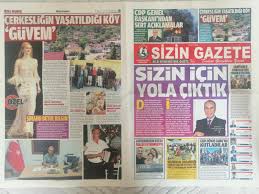 NUR TOPU GİBİ YENİ BİR GAZETEMİZ OLDU. “SİZİN GAZETE” – ÇERKES-FED