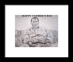 Who's your favorite movie / tv dad?? Al Bundy Happy Fathers Day Framed Print By Michael Morgan