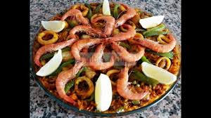 Paella Au Poisson Et Aux Fruits De Mer بايلا بالحوت وفواكه البحر رائعة