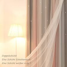 Die dekorative wirkung der gardinen und vorhänge. Michorinee Kinderzimmer Gardinen Madchen Vorhang Blumen Prinzessin Blickdicht Gestickt Beige Verdunkelung Krauselband 2 Schichten Mit Osen Fur Madchenzimmer Fenster 1 Stucke 158 132cm H B