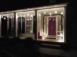 Creatively Southern Holiday Porch Decorations Porch Christmas Lights Outdoor Snowflake Lights Porch Lighting