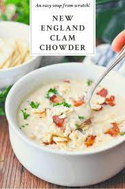 New England Clam Chowder Recipe Clam Chowder Recipes Cooking Soup