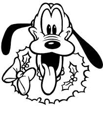 Disney Christmas Pluto Coloring Page Color Luna Coloriage Pages De Coloriage Disney Pages De Coloriage Chretien