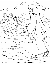 You are viewing some printable pictures of jesus sketch templates click on a template to sketch over it and color it in and share with your family and friends. Jesus Walks On Water Coloring Page Free Printable Coloring Pages For Kids