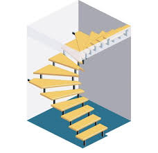 Treppe Berechnen Halbgewendelte Treppe Und Treppe