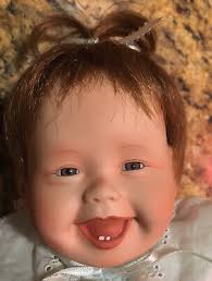 Patricia First Tooth 15" Porcelain Doll by Kathy Barry Hippensteel Ashton  Drake