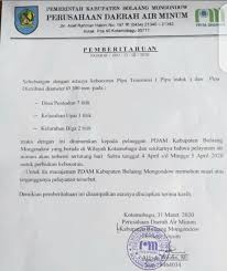 March 26, 2021 | author: Surat Permohonan Air Bersih Ke Pdam Guru Paud
