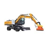 7 Ton Tyre Excavator With Magneitic And Electric Sucker ...