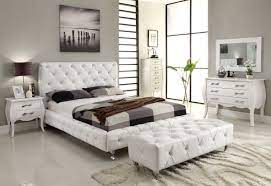 Maria White Queen Size Bed Maria At Home Usa Modern Beds In 2021 Master Bedroom Furniture Luxurious Bedrooms Italian Bedroom Furniture